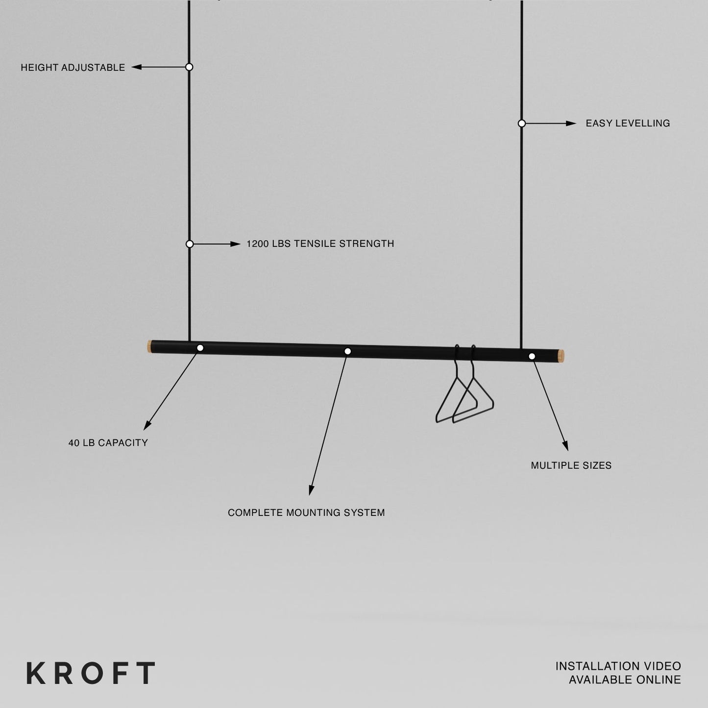 Hanging Clothes Rack