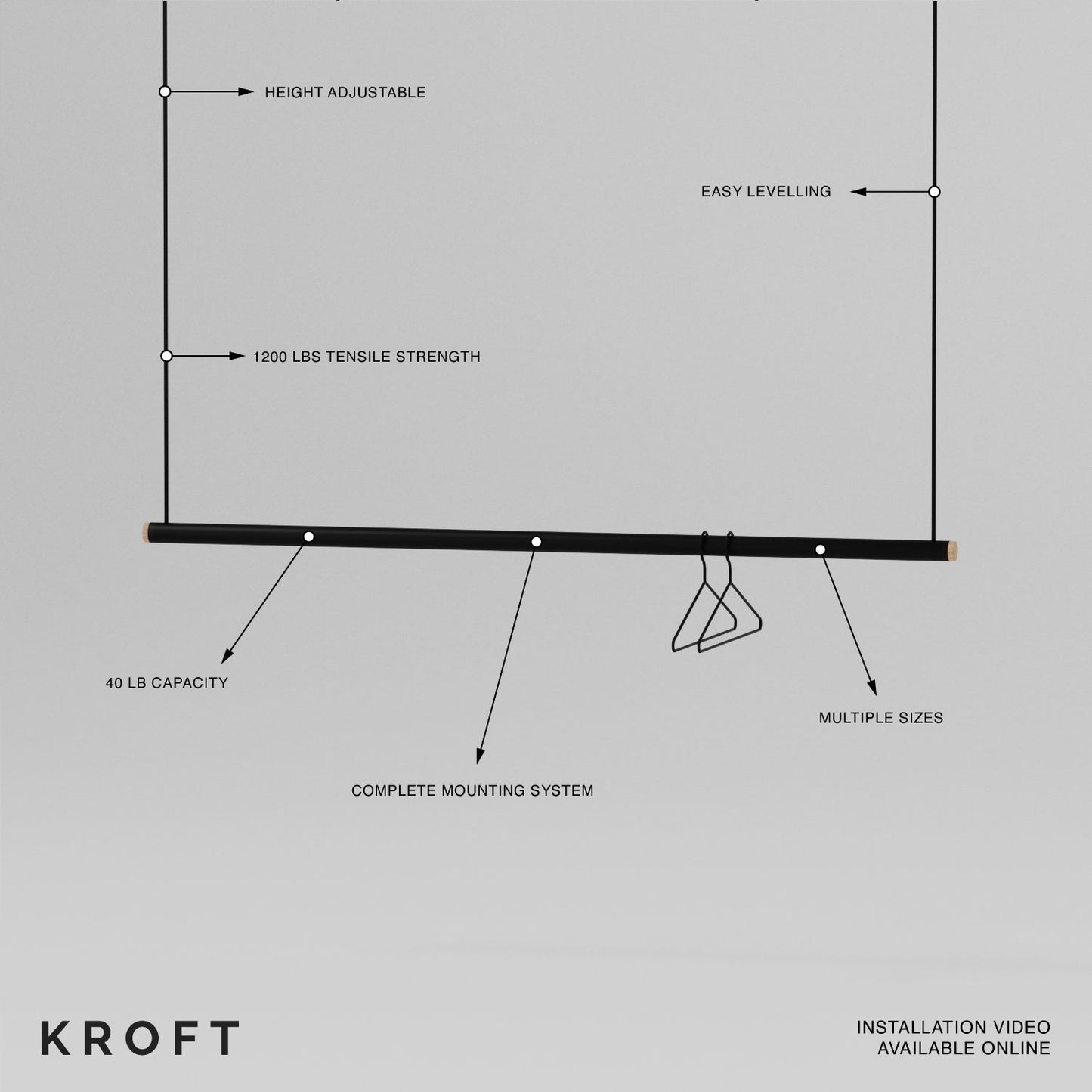 Hanging Rack Infographic