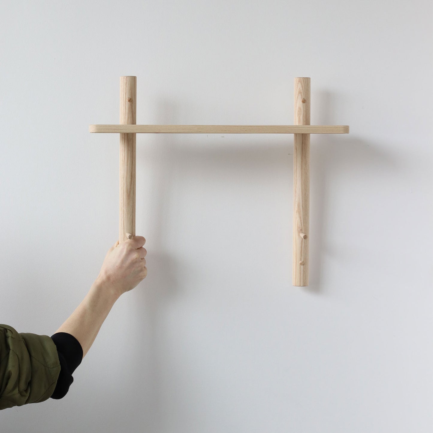 Entryway Wooden Floating Shelf