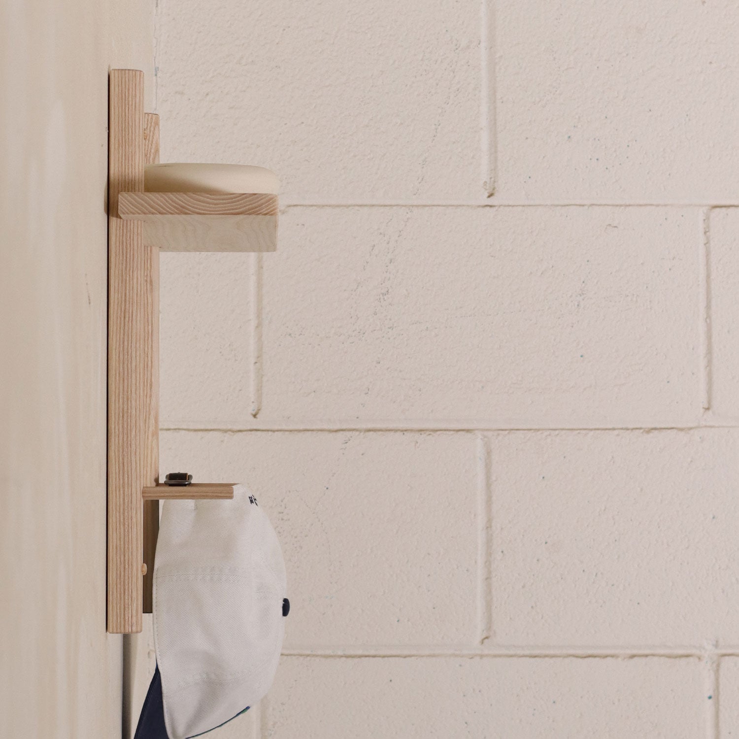 Floating Entryway Wood Shelf