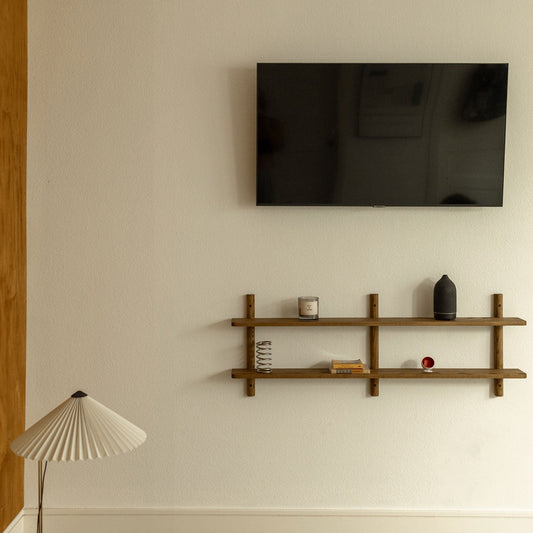 Wall Mounted Double Shelf