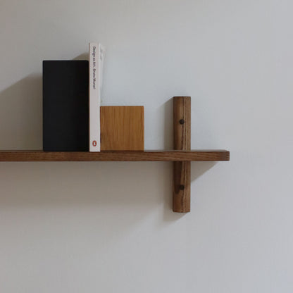 Minimal floating wall shelves