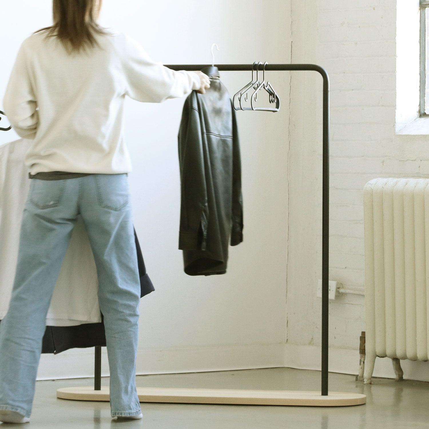 Platform Clothes Rack