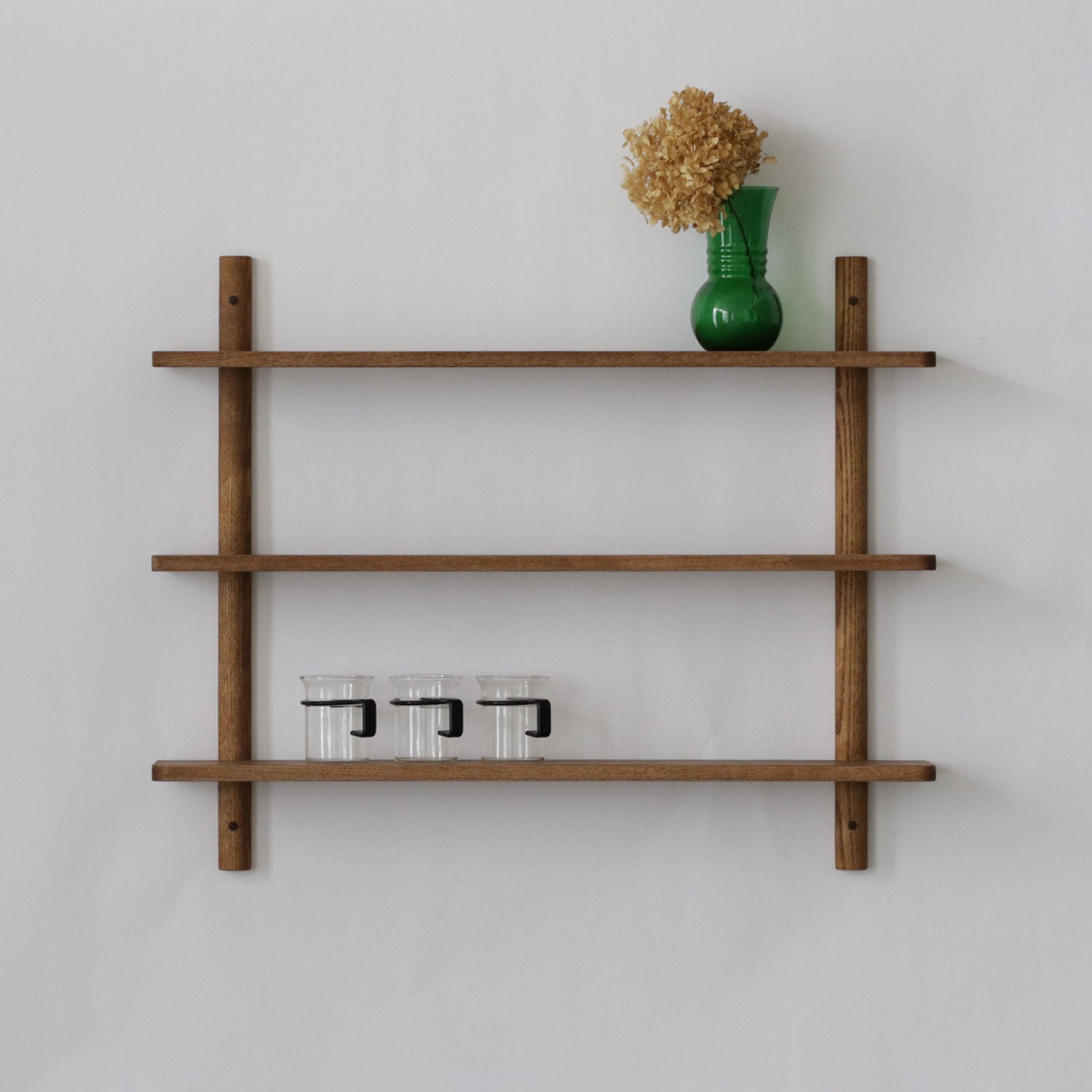 Three tiered coffee bar shelf