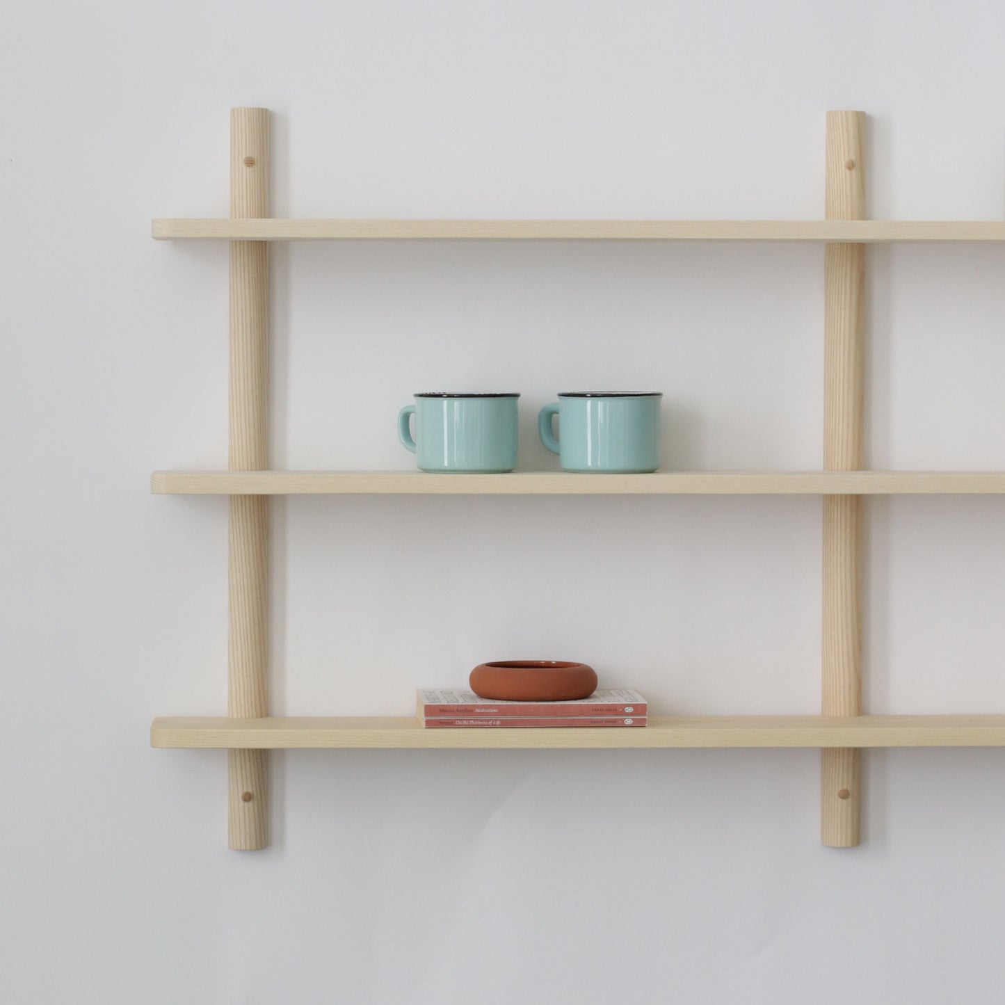 Three Tiered Modern Wall Shelves