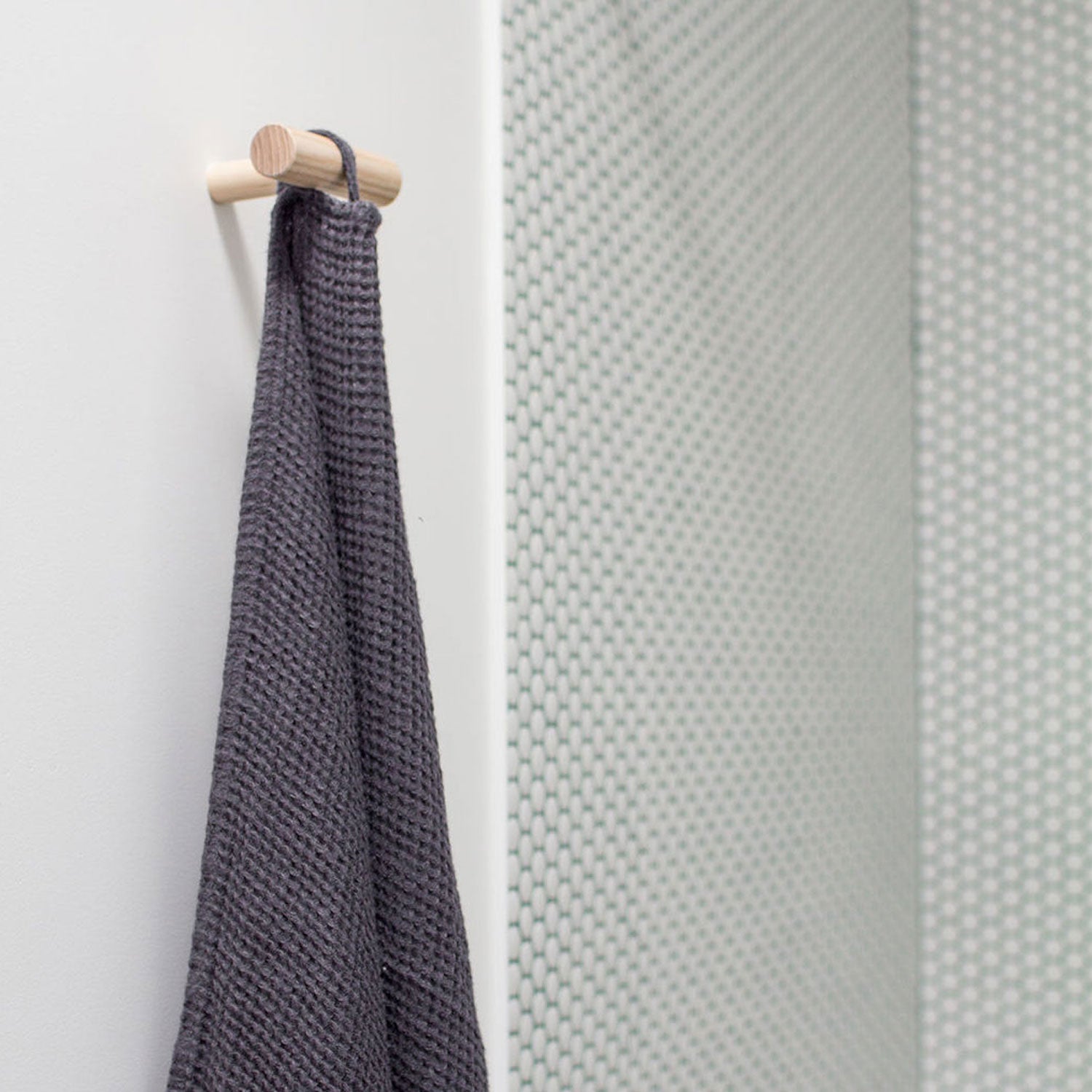 Wall hooks for towels or bathrobes