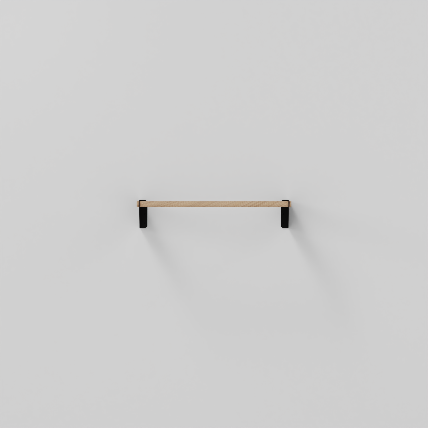 Wall Mounted Clothes Rack in Black